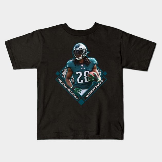 ANTHONY HARRIS PHILADELPHIA EAGLES Kids T-Shirt by hackercyberattackactivity